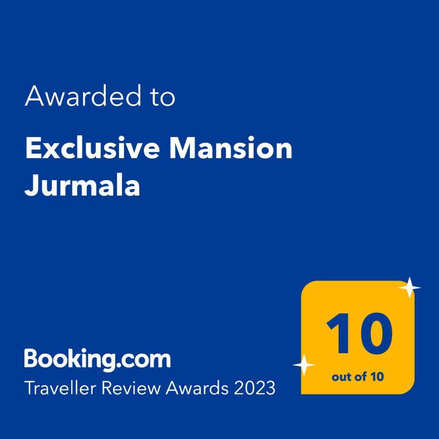 Exclusive Mansion Jurmala Villa Eksteriør billede